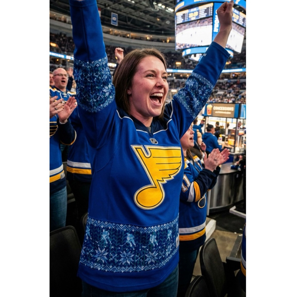 Unique Reebok NHL St Louis Blues Women’s Hockey Jersey
